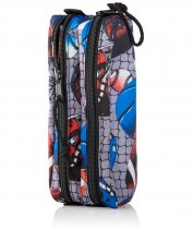 PREMIER TWIN ZIP PENCIL CASE - SPORT 3 ASST.