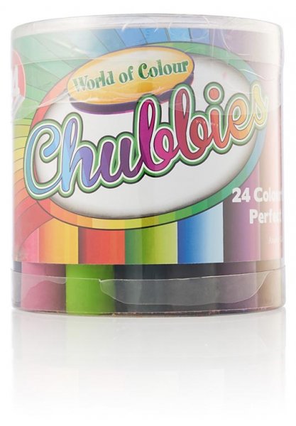 WOC TUB 24 SUPER CHUBBIES CRAYONS