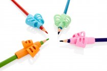 CLEVER KIDZ CARD 4 BUTTERFLY JUNIOR PENCIL GRIPS