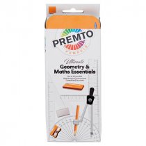 STUDENT SOLUTIONS 9pce MATHS SET - PUMPKIN