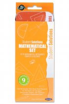 STUDENT SOLUTIONS 9pce MATHS SET - PUMPKIN