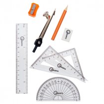 STUDENT SOLUTIONS 9pce MATHS SET - PUMPKIN