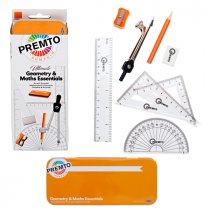 STUDENT SOLUTIONS 9pce MATHS SET - PUMPKIN