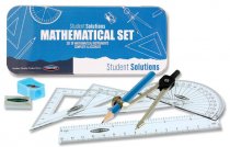 STUDENT SOLUTIONS 9pce MATHS SET - PRINTER BLUE