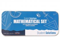 STUDENT SOLUTIONS 9pce MATHS SET - PRINTER BLUE