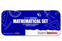 STUDENT SOLUTIONS 9pce MATHS SET - BLUE