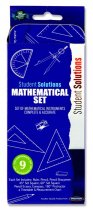 STUDENT SOLUTIONS 9pce MATHS SET - BLUE
