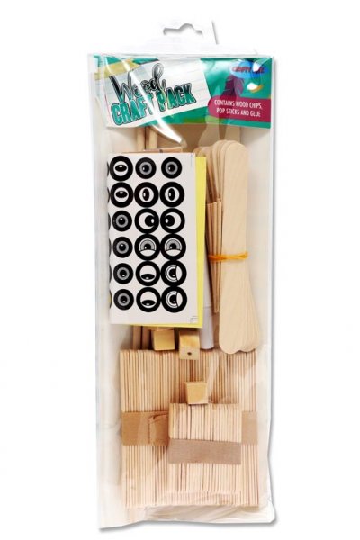 CRAFTY BITZ CRAFT PACK - WOOD SHAPES