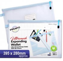 PREMTO PASTEL B4+ ULTRAMESH EXPANDING WALLET - CORNFLOWER BLUE