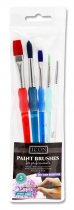ICON WALLET 5 SOFT GRIP NYLON PAINT BRUSHES