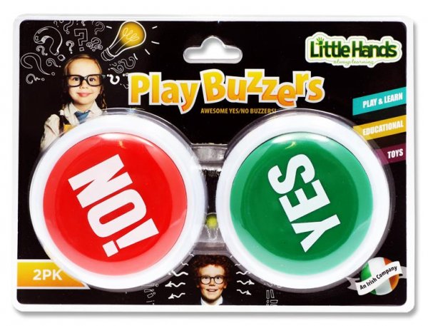 LITTLE HANDS SET 2 YES & NO PLAY BUZZERS