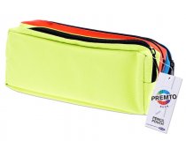 PREMTO NEON 3 POCKET ZIP PENCIL CASE