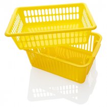 PREMIER UNIVERSAL 371x260x140mm HEAVY DUTY STACKABLE BASKET 3 ASST