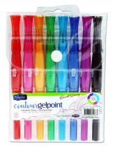 PRO:SCRIBE PKT.8 CONTOUR GELPOINT GEL PENS