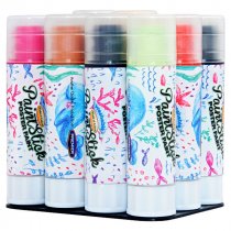WOC WASHABLE POSTER PAINT STICKS 12 ASST CDU