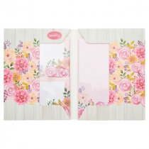 I LOVE STATIONERY A5 WRITING SET & ENVELOPES - PINK POSIES