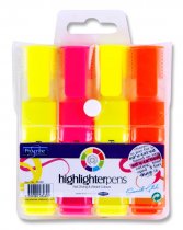 PRO:SCRIBE PKT.4 HIGHLIGHTERS