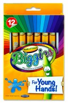 WOC BOX 12 YOUNG HANDS BIG CRAYONS