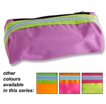 PREMIER PENCIL POUCH W/SIDE POCKET BRIGHT 4 ASST. CDU