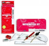 STUDENT SOLUTIONS 9pce MATHS SET - PINK