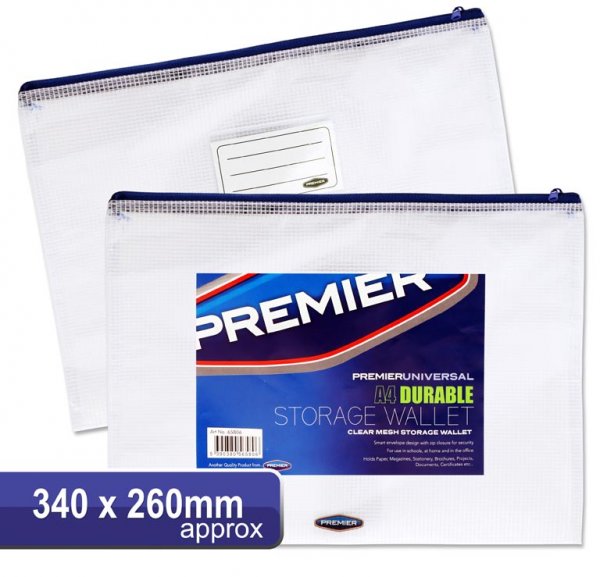 PREMIER UNIVERSAL A4 DURABLE MESH WALLET
