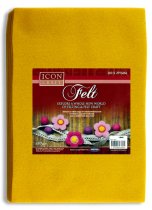 ICON CRAFT PKT.10 A4 FELT SHEETS - YELLOW