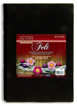 ICON CRAFT PKT.10 A4 FELT SHEETS - BLACK