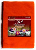 ICON CRAFT PKT.10 A4 FELT SHEETS - ORANGE