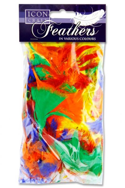 ICON CRAFT 18g BAG FEATHERS - BOLD