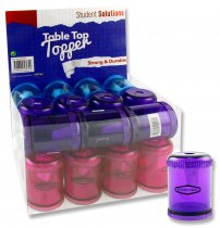 * STUDENT SOLUTIONS SINGLE HOLE TABLE TOP SHARPENER 3 ASST. CDU