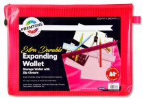 PREMTO A4+ EXTRA DURABLE MESH WALLET - HOT PINK