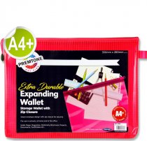 PREMTO A4+ EXTRA DURABLE MESH WALLET - HOT PINK