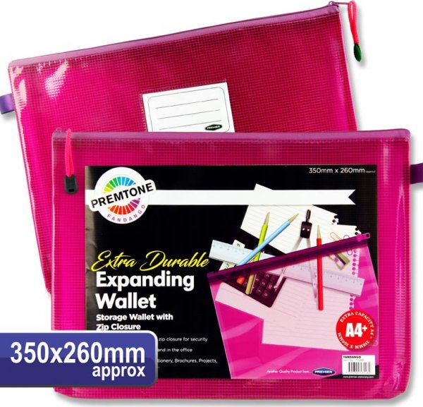 PREMTO A4+ EXTRA DURABLE MESH STORAGE WALLET - FANDANGO