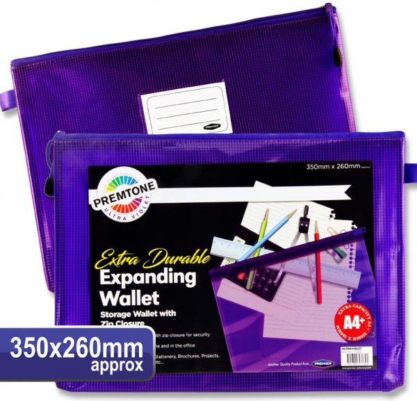PREMTO A4+ EXTRA DURABLE MESH WALLET - ULTRAVIOLET