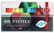ICON BOX 12 PROFESSIONAL OIL PASTELS