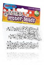 CRAFTY BITZ PKT.300 LETTER BEADS