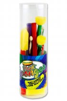 WOC TUBE 10pce SPONGE DABBERS PAINTBRUSHES