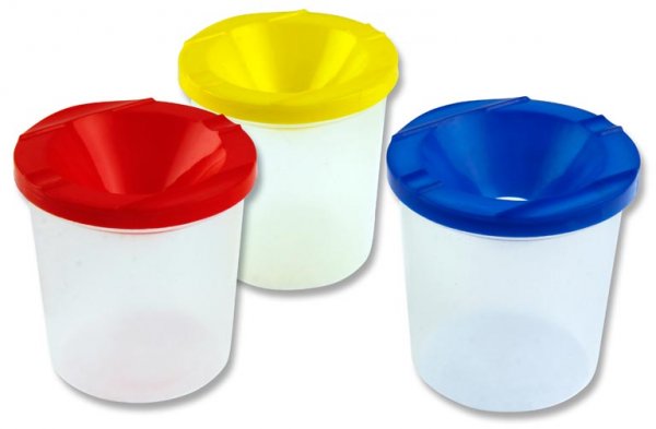 WOC SET 3 NON DRIP PAINT & WATER POTS