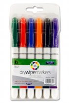 PRO:SCRIBE PKT.6 ASST WHITEBOARD MARKERS