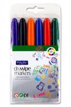 PRO:SCRIBE PKT.6 ASST WHITEBOARD MARKERS