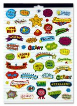 CLEVER KIDZ 12 SHEET 2500+ DELUXE REWARD STICKER PAD