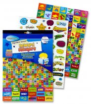 CLEVER KIDZ 12 SHEET 2500+ DELUXE REWARD STICKER PAD