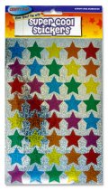 CRAFTY BITZ SUPER COOL HOLOGRAPHIC STICKERS - STAR