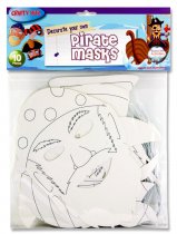 CRAFTY BITZ PKT.10 MASKS - PIRATES