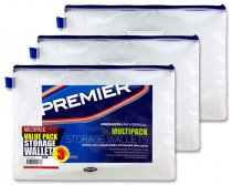PREMIER UNIVERSAL B4 DURABLE MESH WALLET - CLEAR