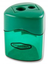 EMOTIONERY TWIN HOLE TRANSPARENT SHARPENER 3 ASST. CDU