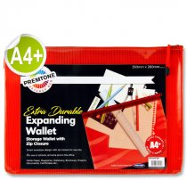 PREMTO A4+ EXTRA DURABLE MESH STORAGE WALLET - KETCHUP RED