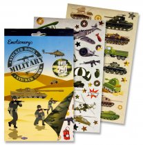 EMOTIONERY 250+ STICKER BOOK - MILITARY