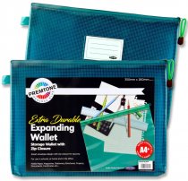 PREMTO A4+ EXTRA DURABLE MESH WALLET - PEACOCK BLUE