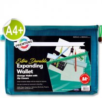 PREMTO A4+ EXTRA DURABLE MESH WALLET - PEACOCK BLUE
